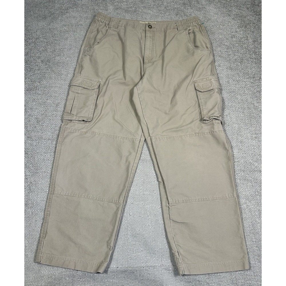 Cabelas Pants Mens 38 36x29.5 Trail Hiker Cotton Workwear Cargo Canvas Baggy
